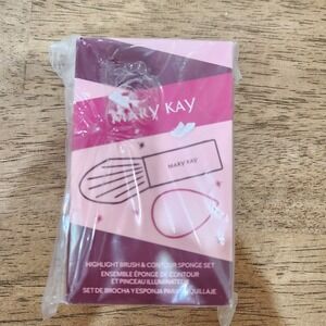 Mary Kay Highlight Brush & Contour Sponge Set NEW IN BOX